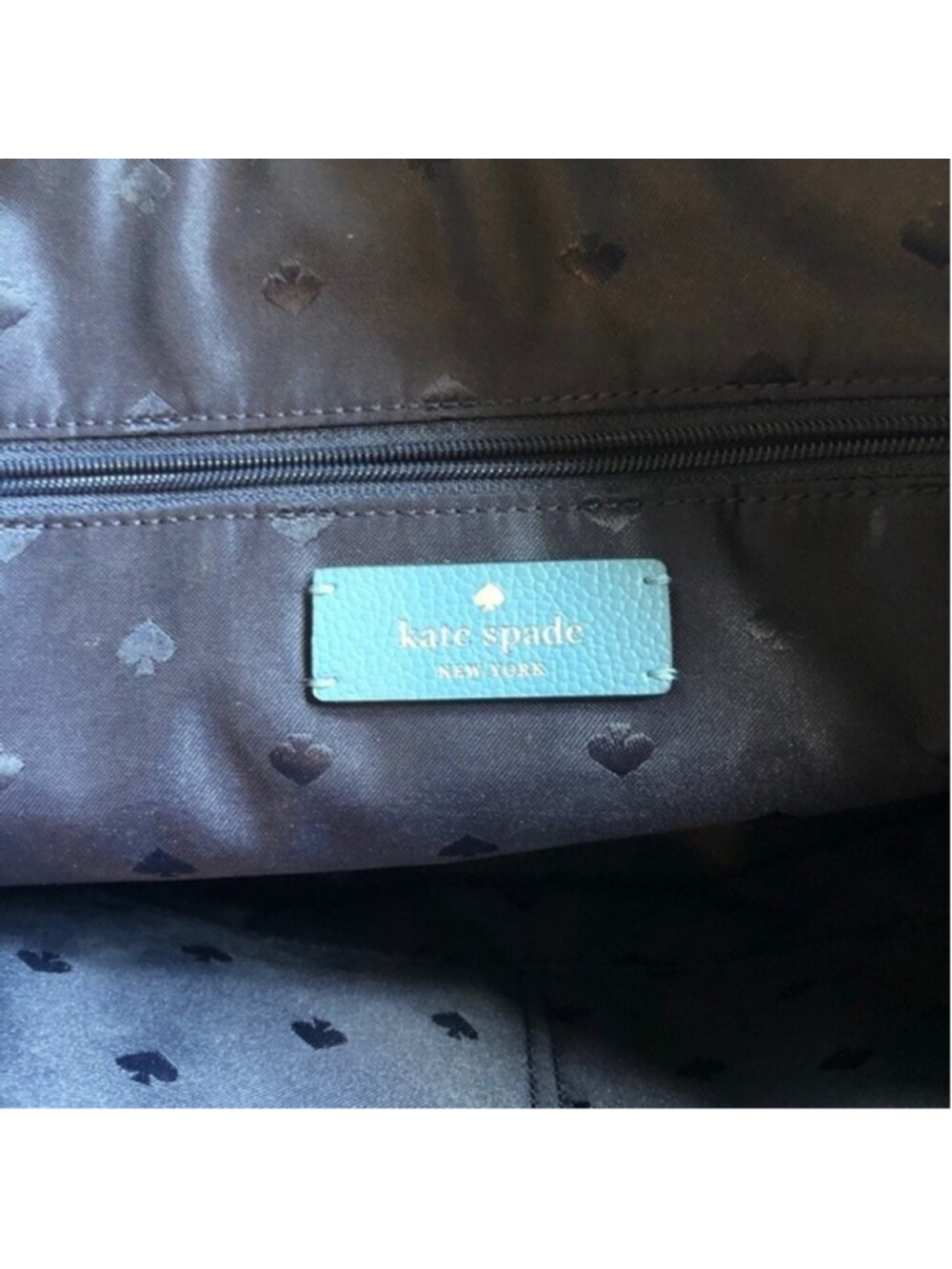 Kate Spade EUC Blue Nylon Handbag - Picture 4 of 8